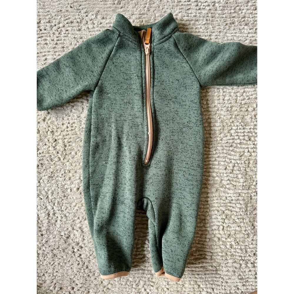 Knit Romper in Green (3-6 mo.)